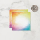 モダン抽象芸術ア空白のートテンプレート赤黄 ノートカード (正面/裏面インサイチュ)