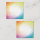 モダン抽象芸術ア空白のートテンプレート赤黄 ノートカード (正面/裏面)