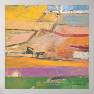 モダン抽象芸術ア絵画ートby Richard Diebenkorn ポスター
