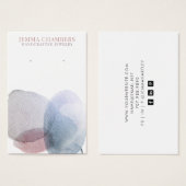 モダン抽象芸術イヤリングジュエリー表示カード (正面&裏面)