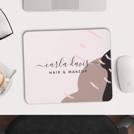モダン抽象芸術エレガントシック・メイクアップアーティスト マウスパッド