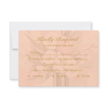 モダン抽象芸術エレガント出欠カード