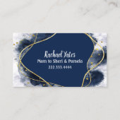 モダン抽象芸術カスタムママ コーリングカード (正面)