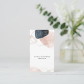 モダン抽象芸術カスタム美容師 名刺 (スタンド正面)