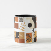 モダン抽象芸術カスタム自然自然 マグカップ (中央)