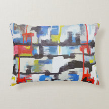 モダン抽象芸術カラフルグラフィック両面