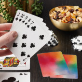 モダン抽象芸術カラフルテンプレート トランプ (インサイチュ)