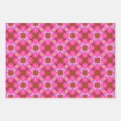 モダン抽象芸術カラフルトレンディーシック幾何 ラッピングペーパーシート (正面)