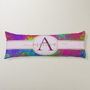 モダン抽象芸術カラフル絞り染めパターンデザイン ボディピロー