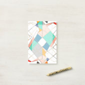 モダン抽象芸術カラフル金ゴールド ポストイット (デスク上)