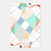 モダン抽象芸術カラフル金ゴールド ポストイット (正面)