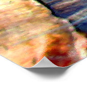 モダン抽象芸術カラフル ポスター (角)