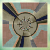 モダン抽象芸術カラー調和フラクタルアートグラフィック ウィンドウサイン (シート3)