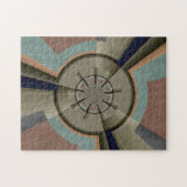 モダン抽象芸術カラー調和フラクタルアートグラフィック ジグソーパズル (横)