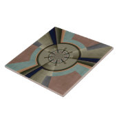 モダン抽象芸術カラー調和フラクタルアートグラフィック タイル (側面)