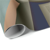 モダン抽象芸術カラー調和フラクタルアートグラフィック ラッピングペーパー (ロールコーナー)