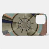 モダン抽象芸術カラー調和フラクタルアートグラフィック Case-Mate iPhoneケース (裏面 (横))