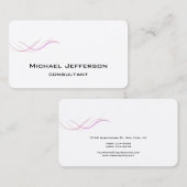 モダン抽象芸術カースタイリッシュブトレンディー 名刺 (正面/裏面)