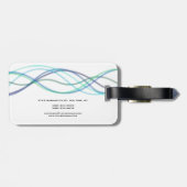 モダン抽象芸術カーモダンブスタイルトレンディー ラゲッジタグ (裏面横)