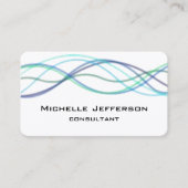 モダン抽象芸術カーモダンブスタイルトレンディー 名刺 (正面)