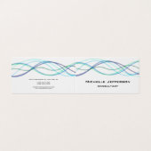 モダン抽象芸術カーモダンブスタイルトレンディー 名刺 (外部フラット)