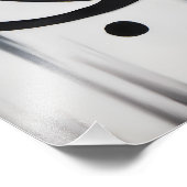 モダン抽象芸術キャット – ミニマルデザイン フォトプリント            (角)