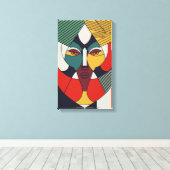 モダン抽象芸術キャンバスで幾何学的なアートをプリント キャンバスプリント (インサイチュ (ウッドフロア))