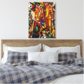 モダン抽象芸術ク絵画ビスト – Canvas Replica キャンバスプリント (インサイチュ (寝室))