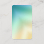 モダン抽象芸術グラデーショントレンディーロゴの追加 名刺 (裏面)