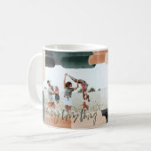 モダン抽象芸術グ数々のリー写真 コーヒーマグカップ (正面左)