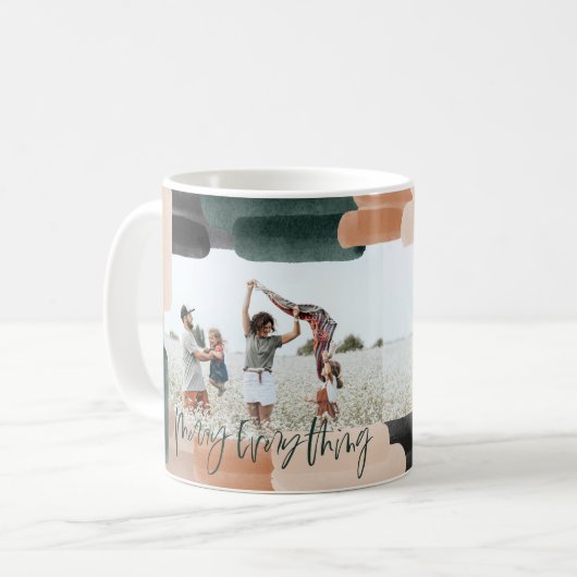 モダン抽象芸術グ数々のリー写真 コーヒーマグカップ (正面左)