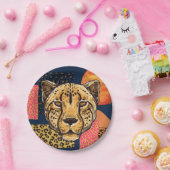 モダン抽象芸術サファリチータ ペーパープレート (パーティー)