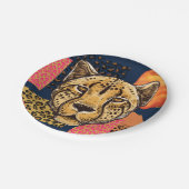 モダン抽象芸術サファリチータ ペーパープレート (アングル)