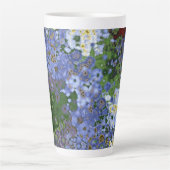 モダン抽象芸術サーフェスのアートワーク – ラテマグカップ カフェラテマグ (正面)