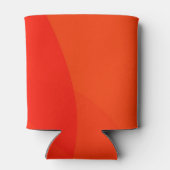 モダン抽象芸術シェイプはっきりしたオレンジ 缶クーラー (裏面)