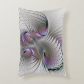 モダン抽象芸術シャイファンタジー姿フラクタル アクセントクッション (正面(垂直))