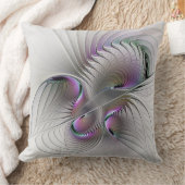 モダン抽象芸術シャイファンタジー姿フラクタル クッション (ブランケット)