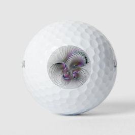 モダン抽象芸術シャイファンタジー姿フラクタル ゴルフボール