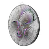 モダン抽象芸術シャイファンタジー姿フラクタル ダーツボード (正面右)