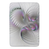 モダン抽象芸術シャイファンタジー姿フラクタル バスマット (正面縦)