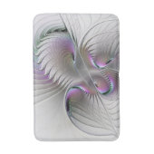 モダン抽象芸術シャイファンタジー姿フラクタル バスマット (正面縦)