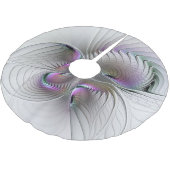 モダン抽象芸術シャイファンタジー姿フラクタル ブラッシュドポリエステルツリースカート (アングル)