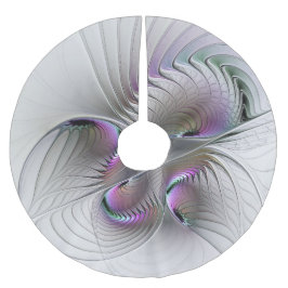 モダン抽象芸術シャイファンタジー姿フラクタル ブラッシュドポリエステルツリースカート