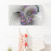 モダン抽象芸術シャイファンタジー姿フラクタル 横断幕 (インサイチュ)