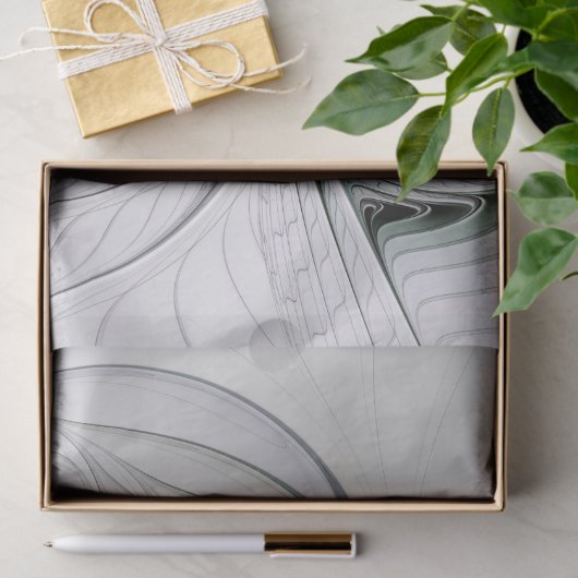 モダン抽象芸術シャイファンタジー姿フラクタル 薄葉紙 (ギフト)