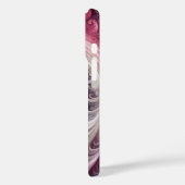 モダン抽象芸術シンプル渦巻きピンクと紫 Case-Mate iPhoneケース (裏面 / 左)