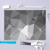 モダン抽象芸術ジオメトリパターン-ナイト切妻 薄葉紙 (クラフト)