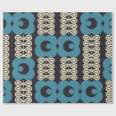 モダン抽象芸術ジオメトリ背景 ラッピングペーパー (フラット)