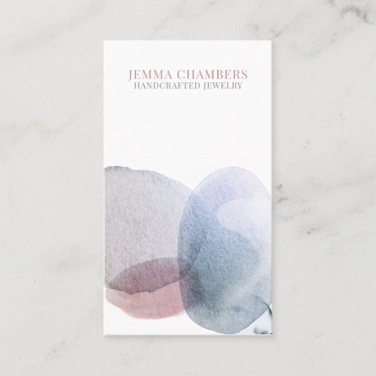 モダン抽象芸術ジュエリー 名刺 (正面)