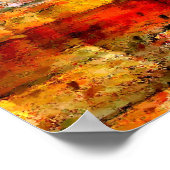 モダン抽象芸術スクウェアプリントアートデコールポスター ポスター (角)